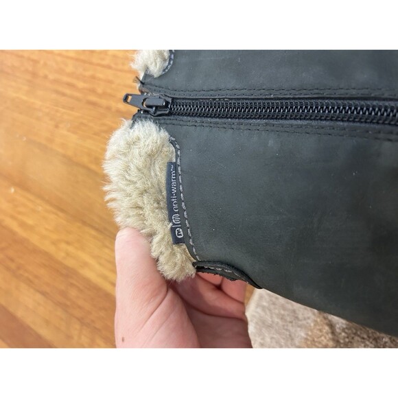 Size 11 Women's Merrell Taiga Buckle Waterproof Gray Performance Boot Fur Strap - Picture 7 of 7